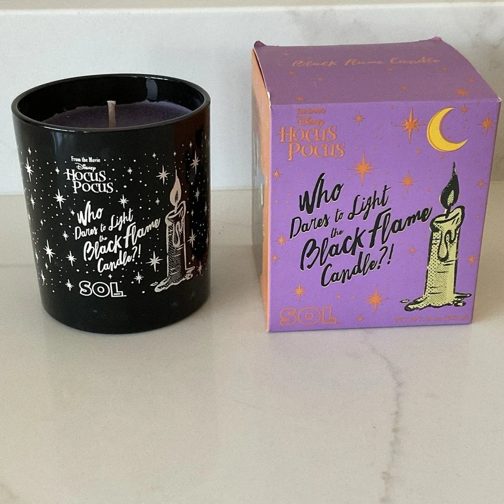 Colourpop Disney Hocus Pocus SOL Black Flame Candle NIB Halloween Witches
